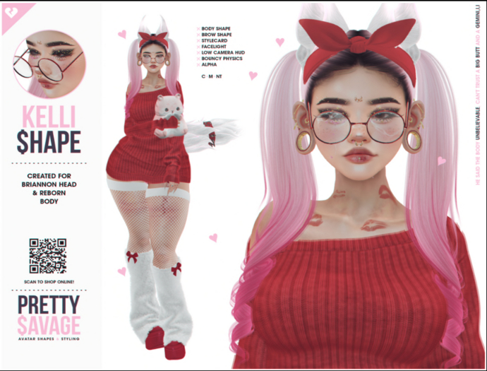 Pretty$avage - Kelli Shape
