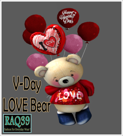 [R39] V-Day Bear  #1 LOVE