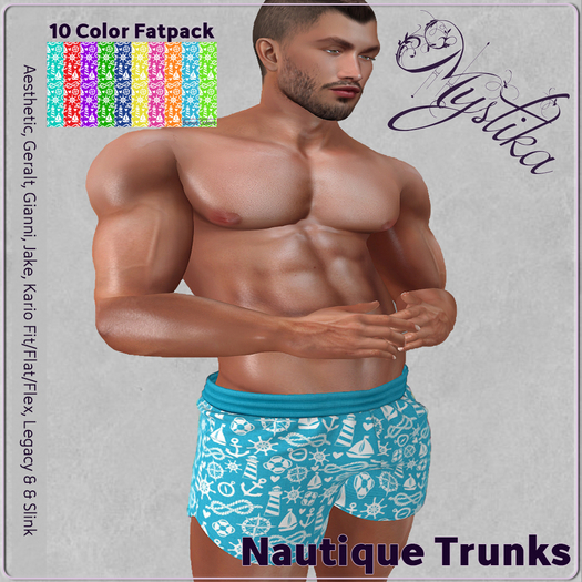 ~Mystika~ Nautique Trunks Fatpack
