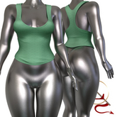 Green Tank Top Maitreya