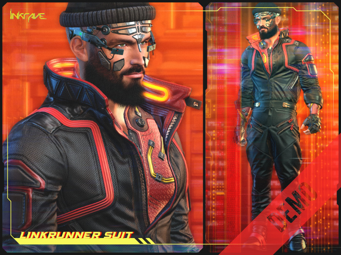 [LINKRAVE] Linkrunner Suit - SynthFab - MALE DEMO