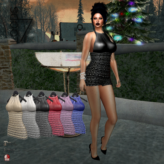 LOODS7Mistletoe cocktail dress FATPACK (add)