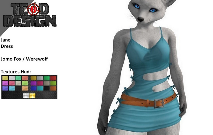 Dress ~ Jane (Hud 26 textures) Jomo DEMO ~ Mesh
