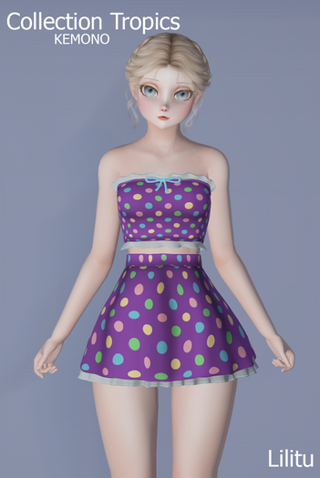 Collection Tropics - Delicious Polka Dots - Lilitu Store