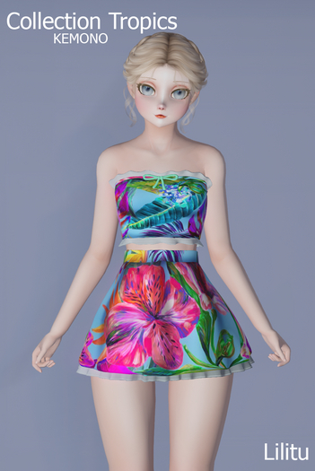 Collection Tropics - Blue Summer - Lilitu Store