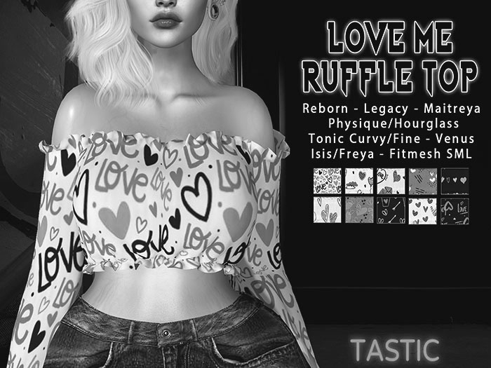 Tastic-Love Me Ruffle Top Demo