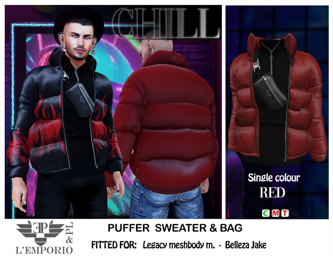 L'Emporio&PL ::*Chill*:: Puffer [RED]
