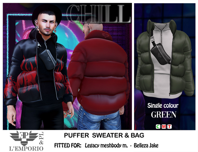 L'Emporio&PL ::*Chill*:: Puffer [GREEN]