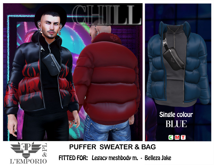 L'Emporio&PL ::*Chill*:: Puffer [BLUE]