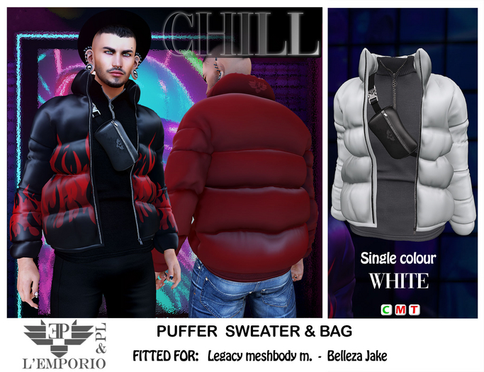 L'Emporio&PL ::*Chill*:: Puffer WHITE]