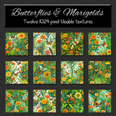 *Wallflowers* Butterflies & Marigolds