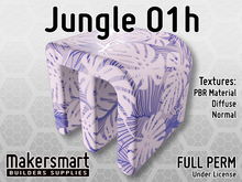 PBR Texture Fabric Jungle 01h