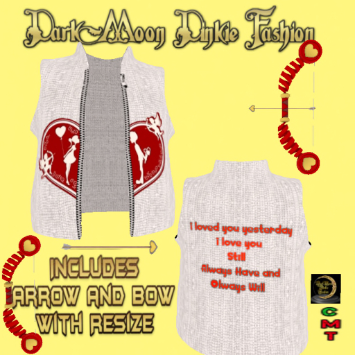 *DM* Dinkie Vest Forever White
