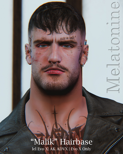 [Melatonine] "Malik" Hairbase DEMO Pack
