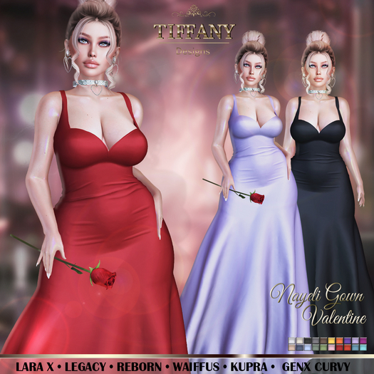::TD:: Nayeli Gown {Mesh} Valentine + Lara X