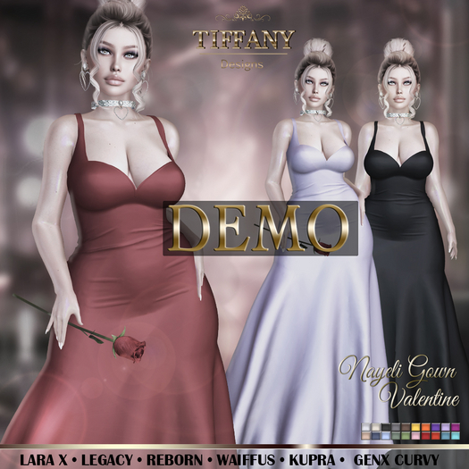 ::TD:: Nayeli Gown {Mesh} Valentine DEMO + Lara X
