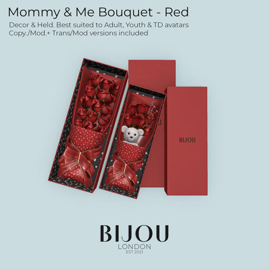 BIJOU :: Mommy & Me Bouquet - Red *add me*