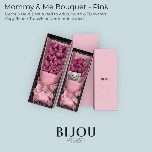 BIJOU :: Mommy & Me Bouquet - Pink *add me*