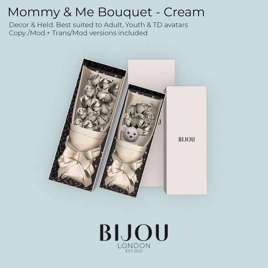 BIJOU :: Mommy & Me Bouquet - Cream *add me*