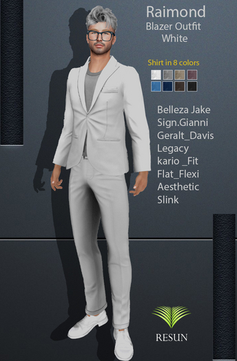Res_Raimond Blazer Outfit White
