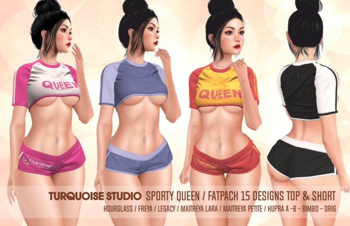 [TS] TOP & SHORT - - Kupra A & B / Bimbo / Origi - Maitreya Lara / Petite - Freya - Legacy - Hourglass  [FATPACK]