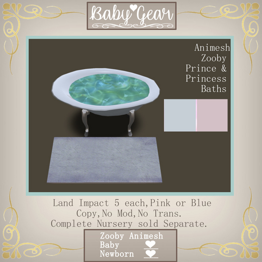 Animesh Zooby Prince(ss) Tubs (Boxed)