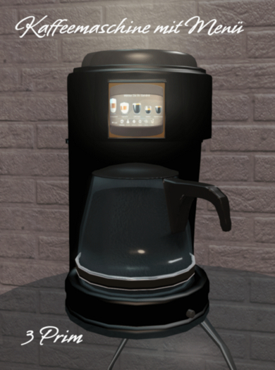 Kaffeemaschine mit Menue