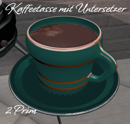 Kaffeetasse mit Untersetzer