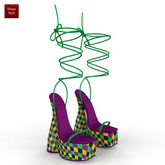 Mardi Gras HEELS MAITREYA