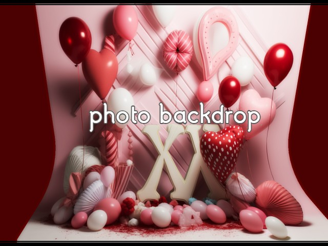 [AE] Photo Backdrop - Be My Valentine 4