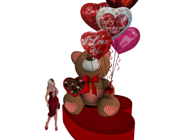 [AE] Gift Shop - Mega Giant Vday Teddy & Sweets