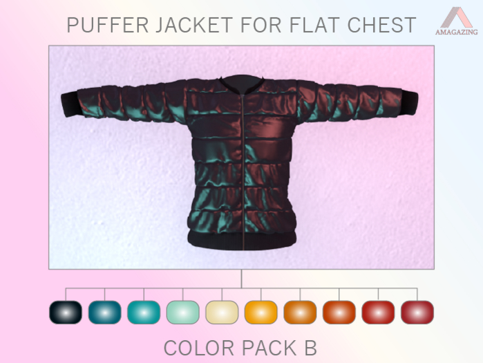 ◄AMAGAZING► Boyish Puffy Jacket [Color Pack B]