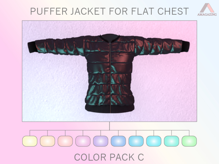 ◄AMAGAZING► Boyish Puffy Jacket [Color Pack C]