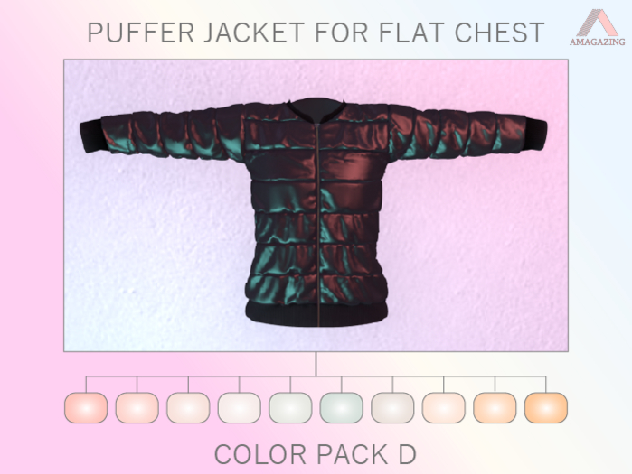 ◄AMAGAZING► Boyish Puffy Jacket [Color Pack D]