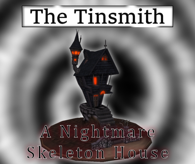 A Nightmare Skeleton House (Decor) - By: The Tinsmith