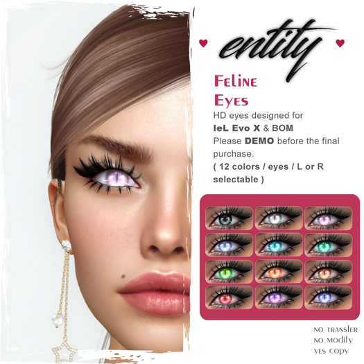 Entity - Feline Eyes LEL Evo-X BOM DEMO