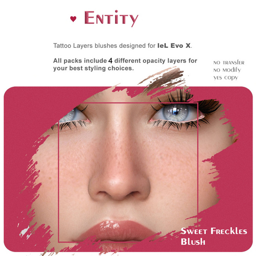 Entiity Sweet Freckles Blush 75% DEMO
