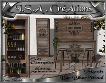 Bar Biker Wood * Mesh * BOX