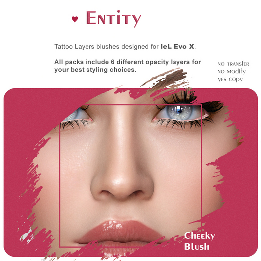 Entiity Cheeky Blush  75% DEMO