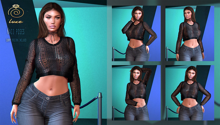 LUXE. Kaci Poses