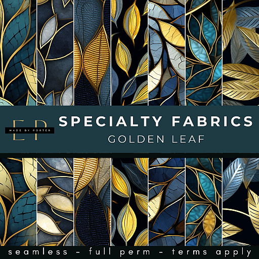 Made by Porter - Specialty Fabric Golden Leaf