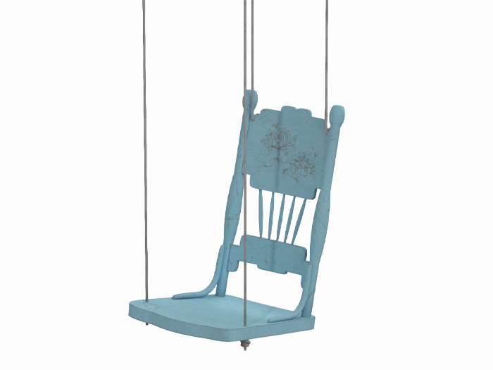 [ zerkalo ] Chair Swing - blue.
