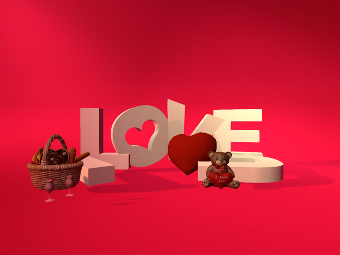 Decoration Set - Valentine's Day
