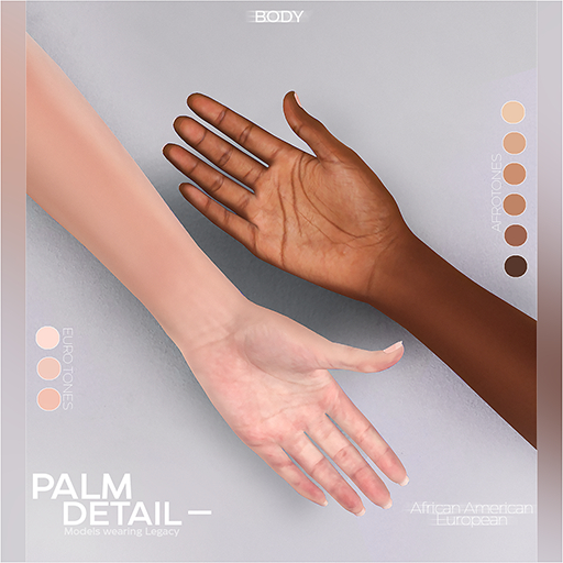 BODY -"AfricanAmerican" Palms
