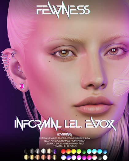 Fewness - Informal Lel. EvoX Earring
