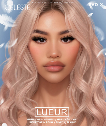 LUEUR - Celeste - VELOUR/Praline
