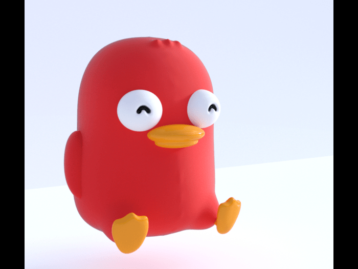 Ducky Momo Red