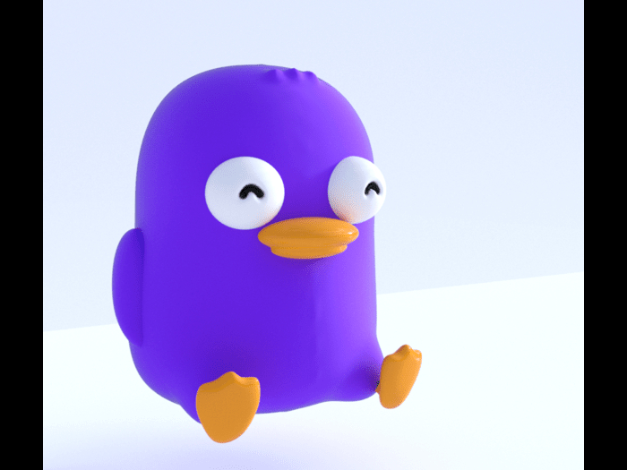 Ducky Momo Purple