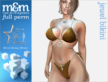 Full Perm Jewel Bikini for Star Mesh Body