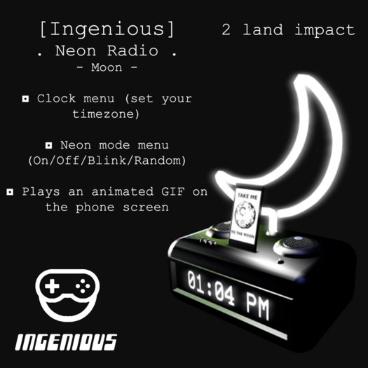 [Ingenious] Neon Radio - Moon (Wear)